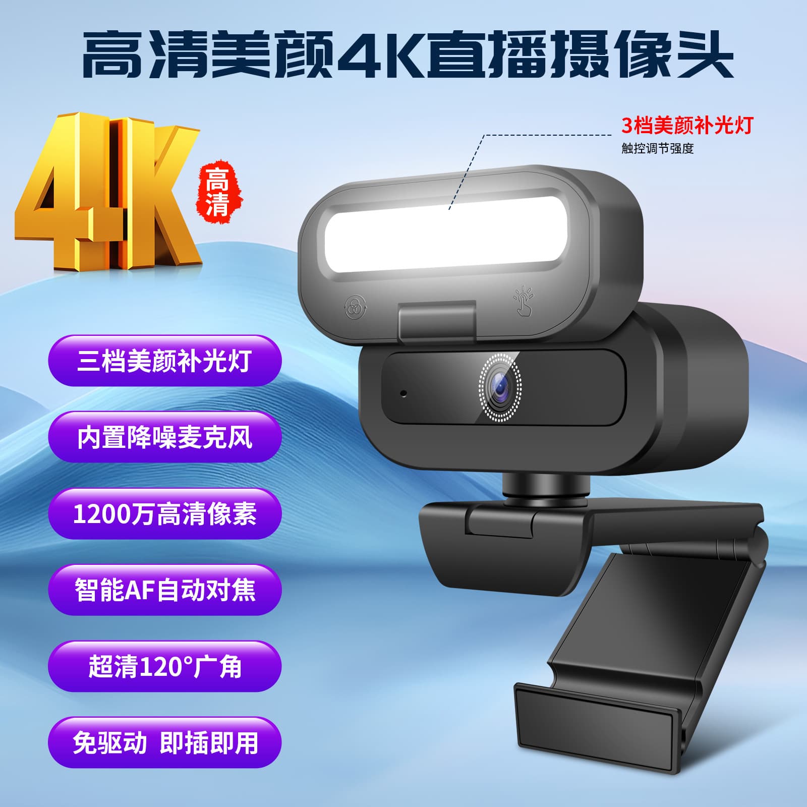 (Cross-border trading), laptop, CCTV camera, fill light 1