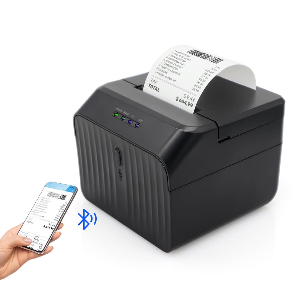 Thermal receipt takeout printer Meituan 58mm small receipt office catering order printer printer 3