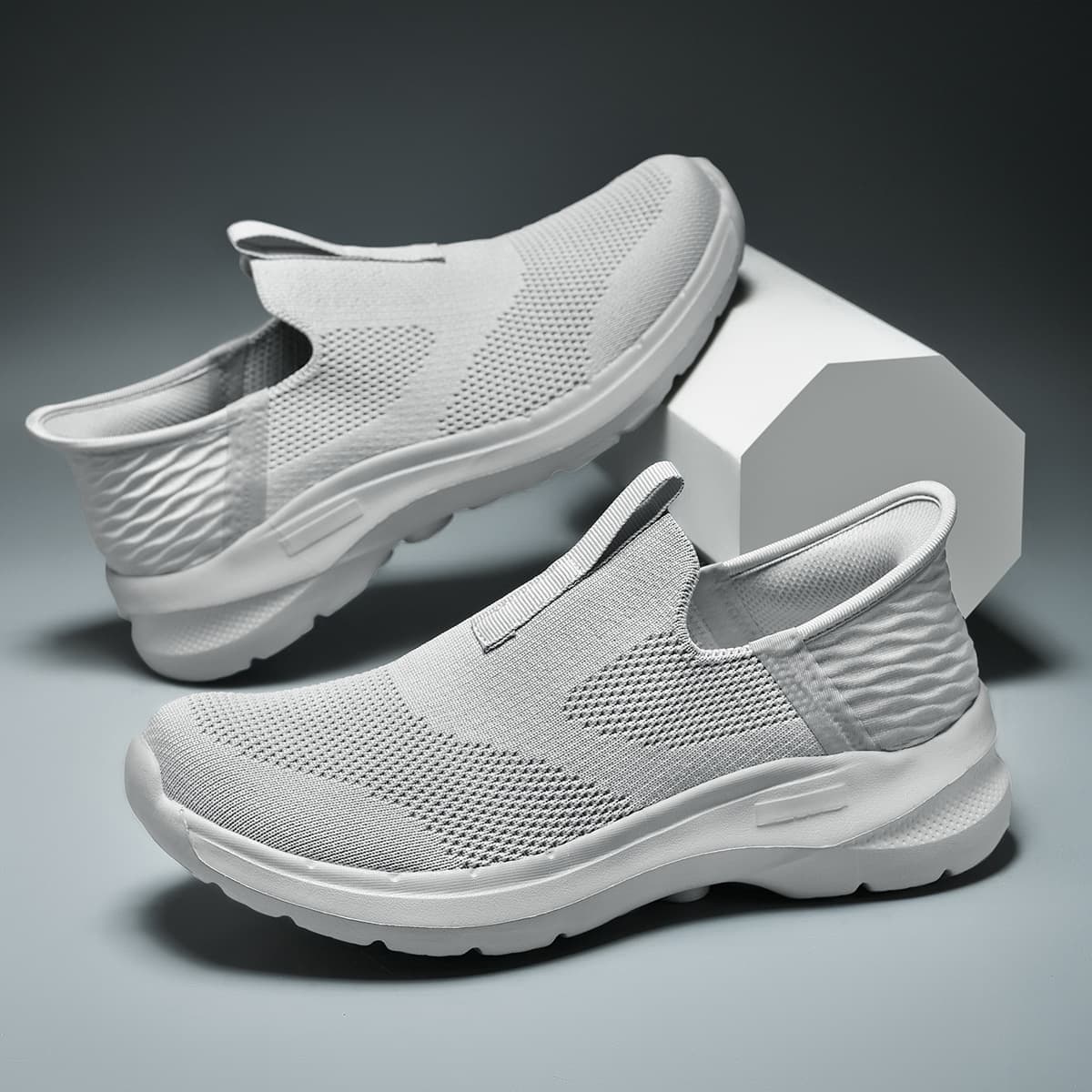 Original genuine knitted mesh sneakers 35-45 sneakers 2