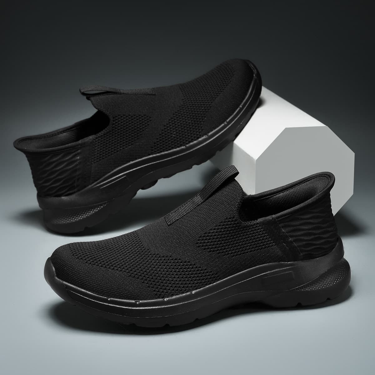 Original genuine knitted mesh sneakers 35-45 sneakers 4