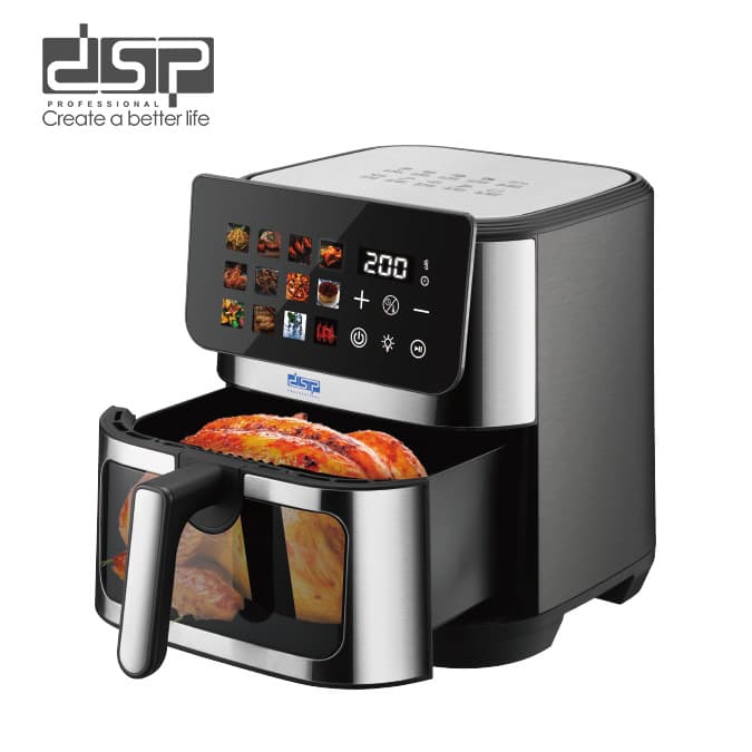 DSP Air Fryer 8L Large Capacity with Visual Touch Screen
