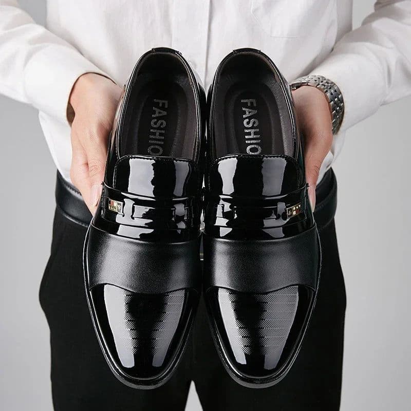 Luxury Leather Men Shoes for Wedding Formal Oxfords Business