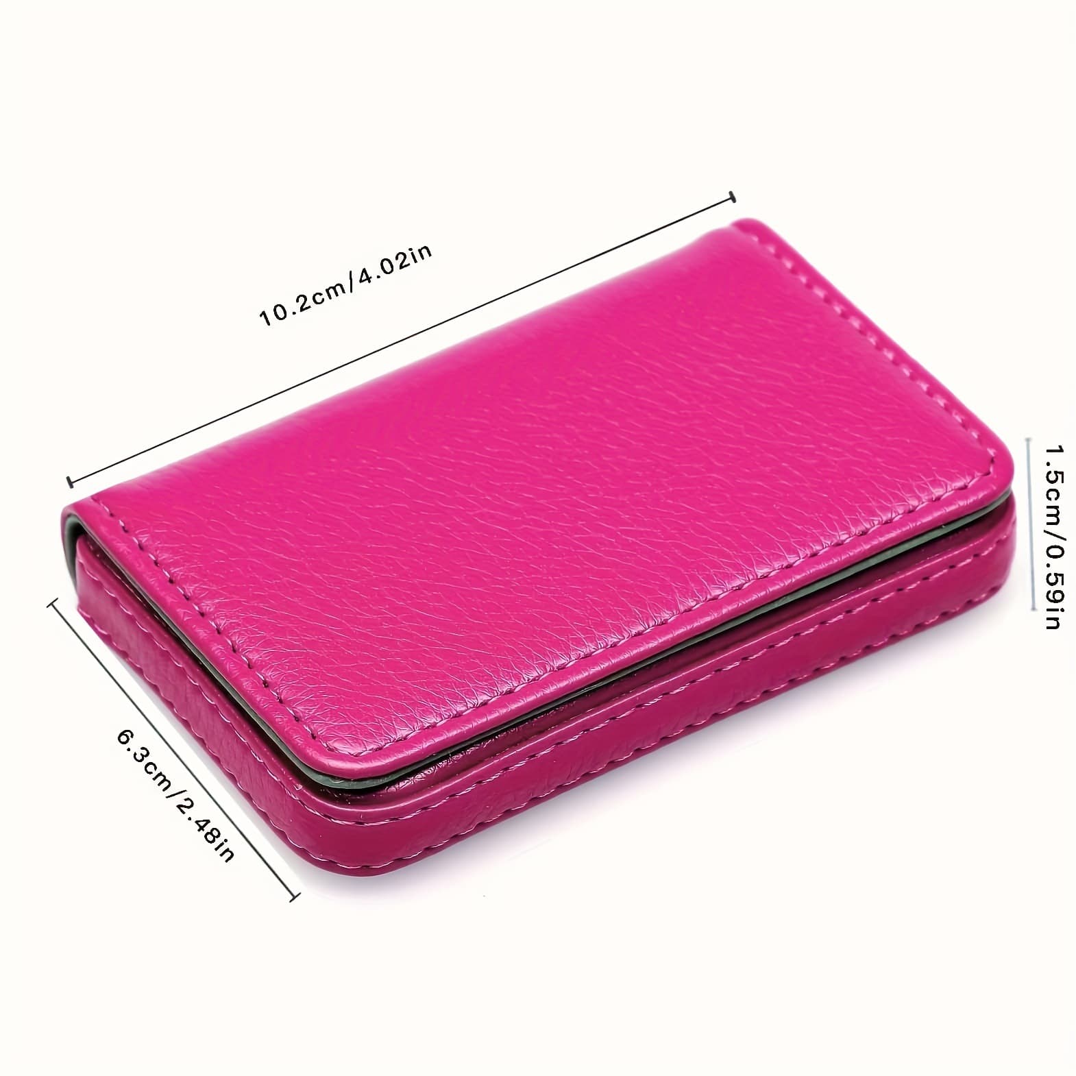 Rfid Blocking Wallet Sleek Pink Beige Synthetic Leathercross-border 4