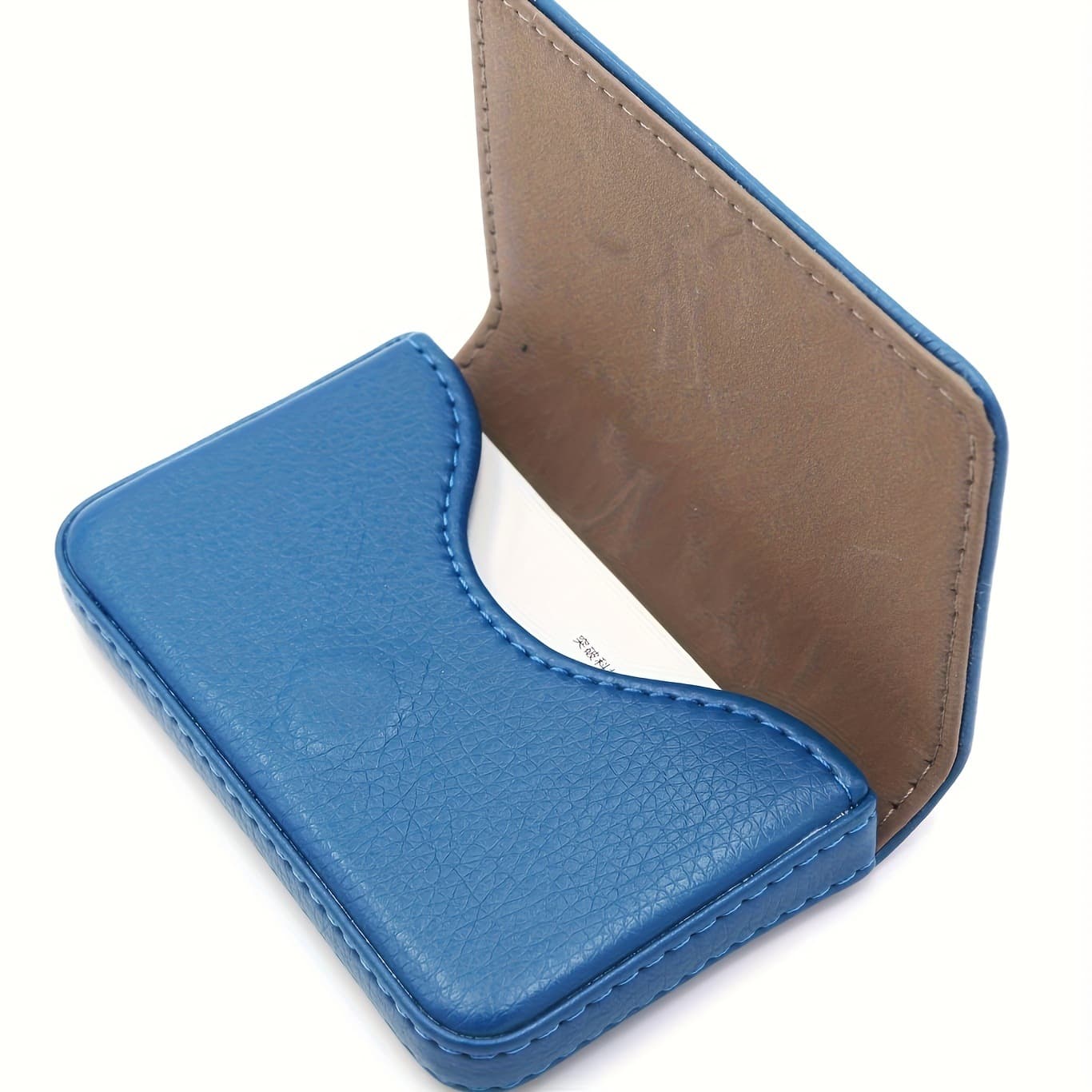 Rfid Blocking Wallet Sleek Pink Beige Synthetic Leathercross-border 5