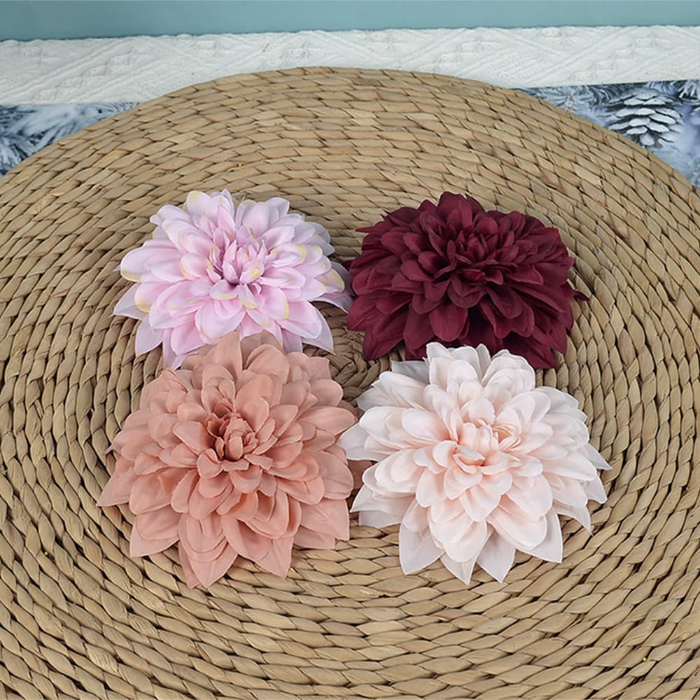 SL Large Flower Flower Head Wedding Flower Material Wedding Hall Flower Decoration Picking Proper Home Decoration Silk Flower 1