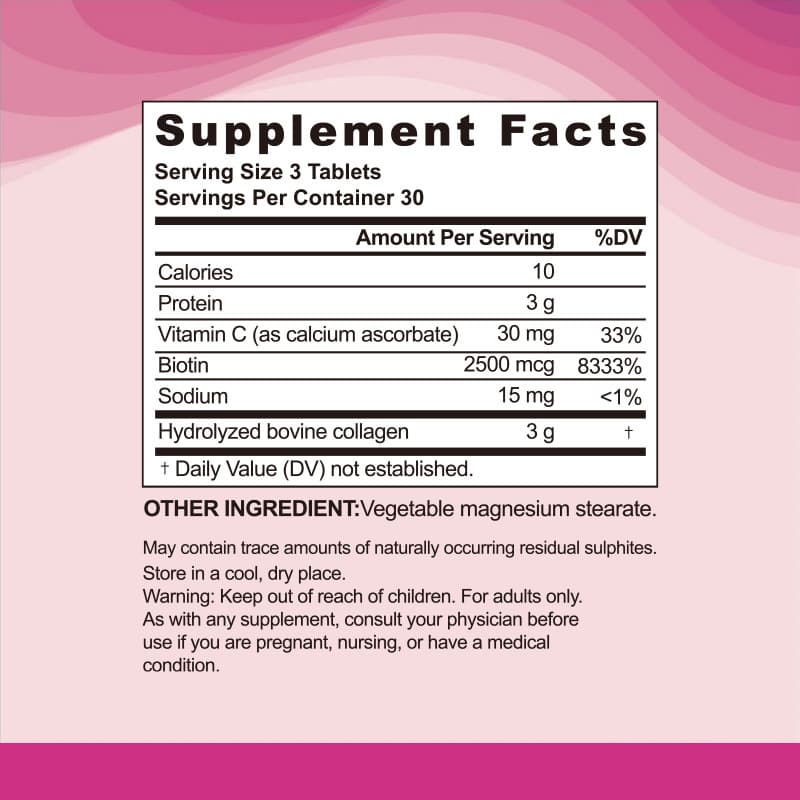 Ready goods shipped to Southeast Asia foreign trade tk hot-selling popular collagen tablet Collagen source factory direct delivery 2