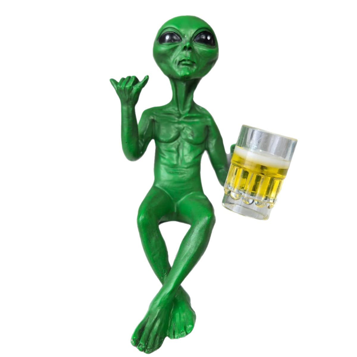 [Cross-border hot sale] Alien resin ornament UFO indoor outdoor garden decoration figurine home decoration 5