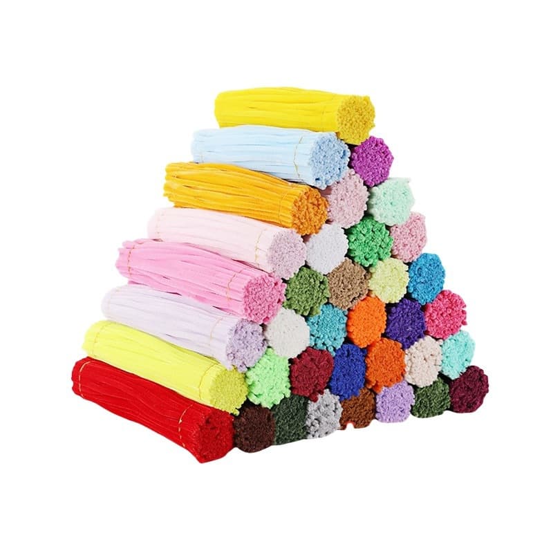Twisted stick plus a dense hair root flower bundle kindergarten children's tulip incense sunrise plush handmade hair strip 5
