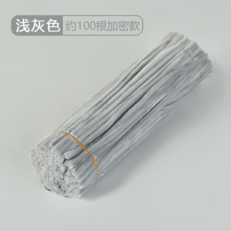 Twisted stick plus a dense hair root flower bundle kindergarten children's tulip incense sunrise plush handmade hair strip 7