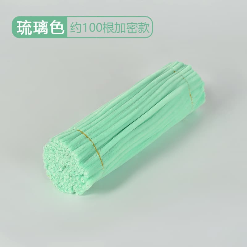 Twisted stick plus a dense hair root flower bundle kindergarten children's tulip incense sunrise plush handmade hair strip 8