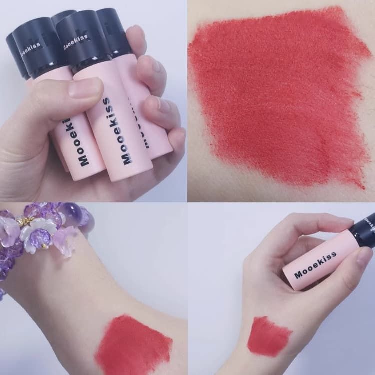 Lipstick, matte lip balm, lip cream, nude lip gloss, translucent shading, does not fade, wide color palette 2