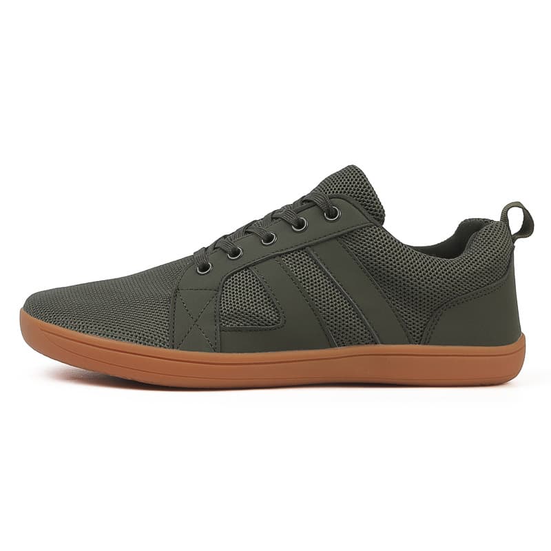 European and American couple sports shoes wholesale barefoot flat wide last shoes non-slip casual solid color outdoor shoes running fitness shoes 5