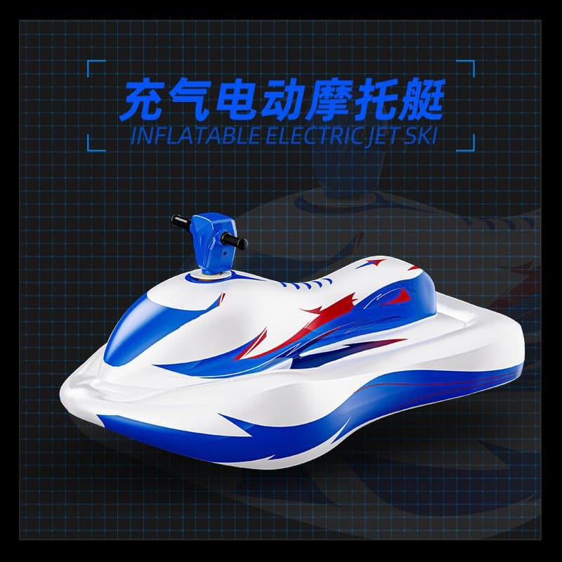 Inflatable electric water motorcycle, toy play in water for men and women, new collection 4