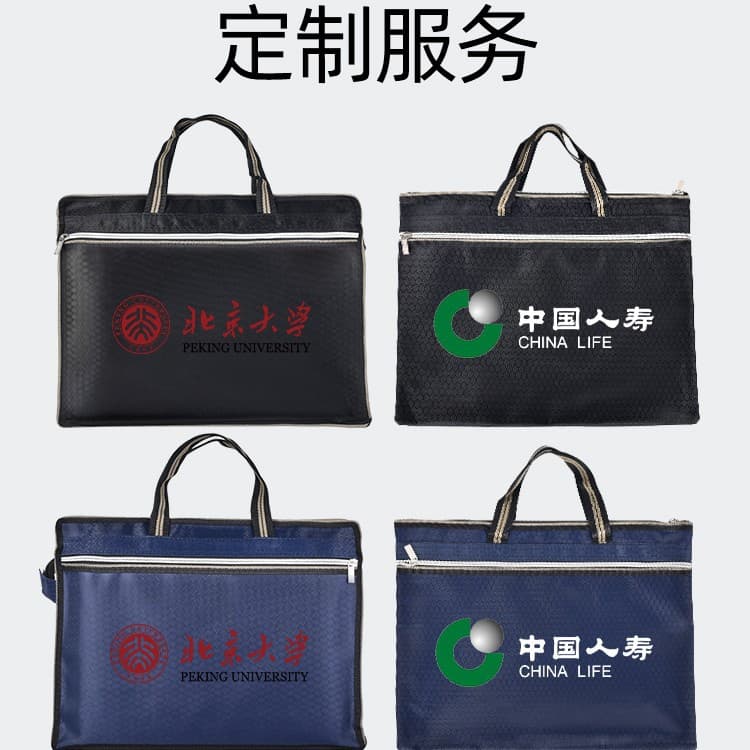 Handheld purse, waterproof cloth bag for documents, with your logo imprint, oxford cloth 4