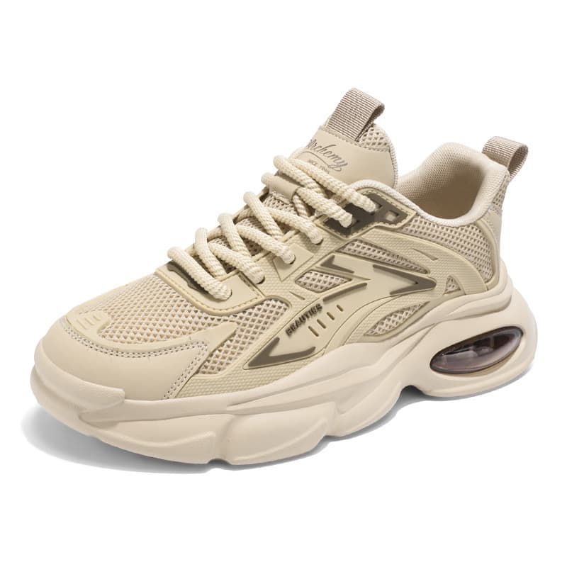 Men's Shoes 2025 Summer New Breathable Shoes Men's Trendy Versatile Thick-Soled Sports Shoes Casual Running Dad Trendy Shoes 5