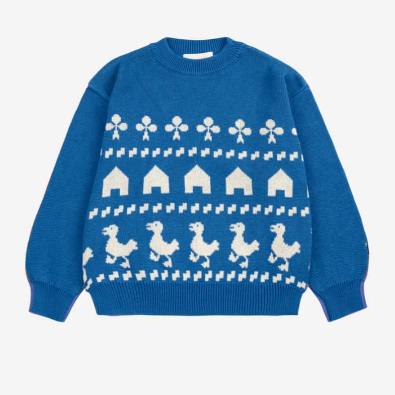 Children's autumn brand knitted sweater 5