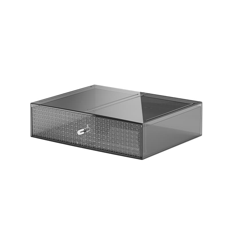 Desktop storage box drawer transparent acrylic desk desk stationery setting rack cosmetics finishing box 5