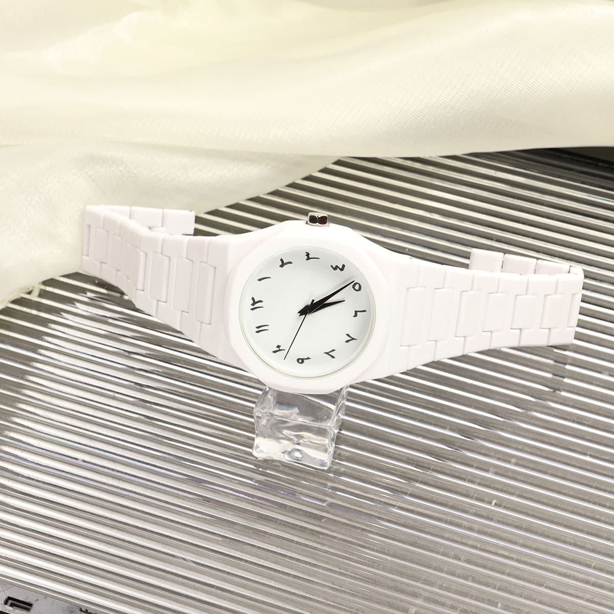 Waterproof quartz Arabic fashionable watch, high-quality style, simple and elegant design, for beloved 3