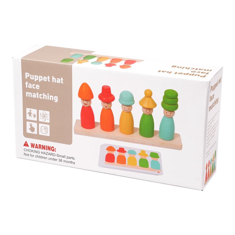 Minifigures Montessori, doll, Jenga, smart toy, early education, color, classification, fine motor skills 4