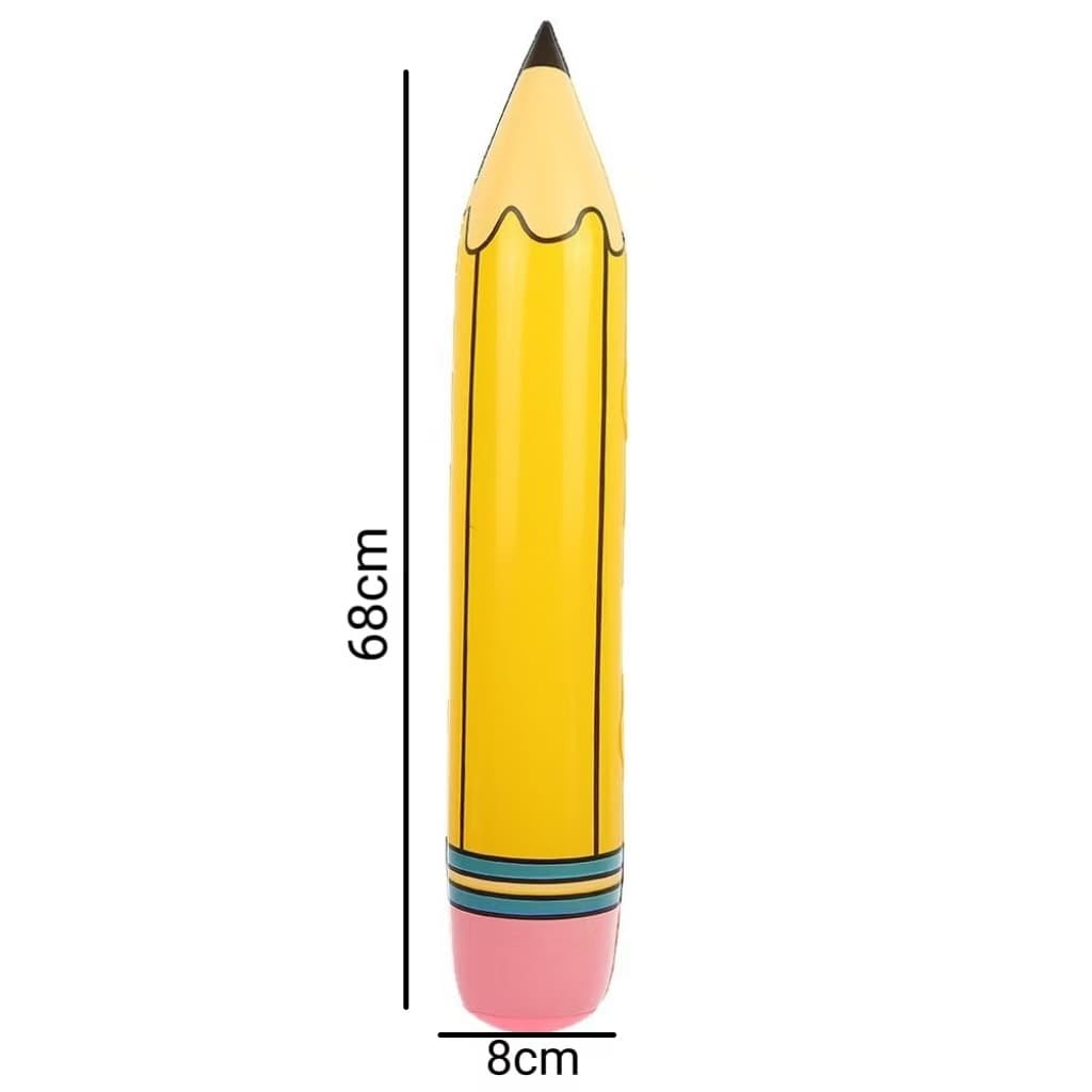 Cross-border new product pvc inflatable pencil fun activity props classroom hanging decoration pencil graduation ceremony decoration 5