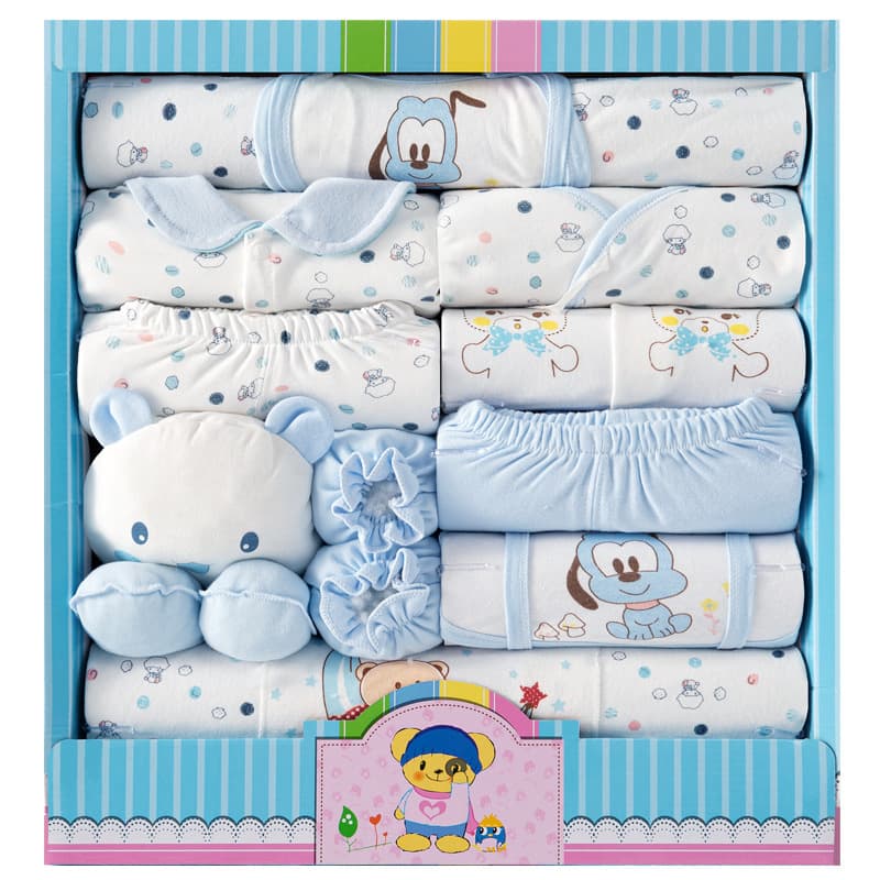 (Cross-border trading), children's gift box, overall, autumn demi-season set, underwear, 18 pieces