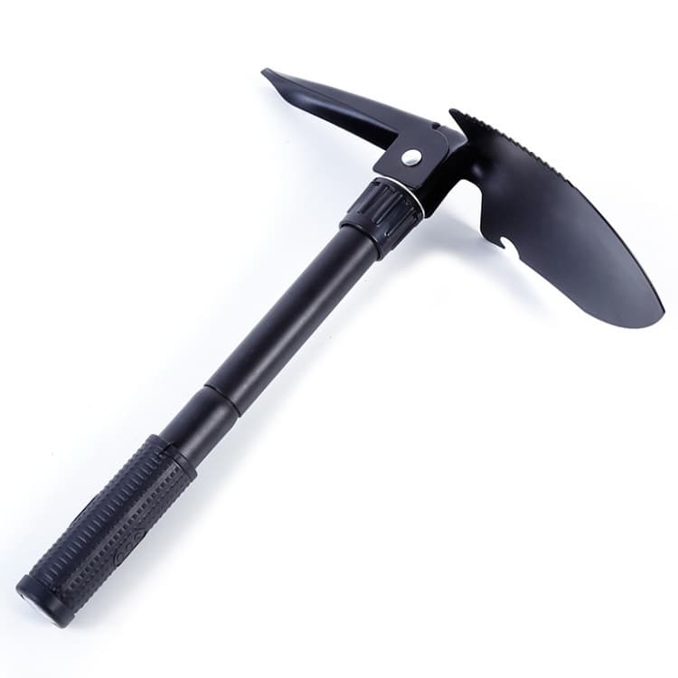 Hot -selling outdoor products iron folding shovel with guidelines with pin folding wild camp portable folding fishing shovel