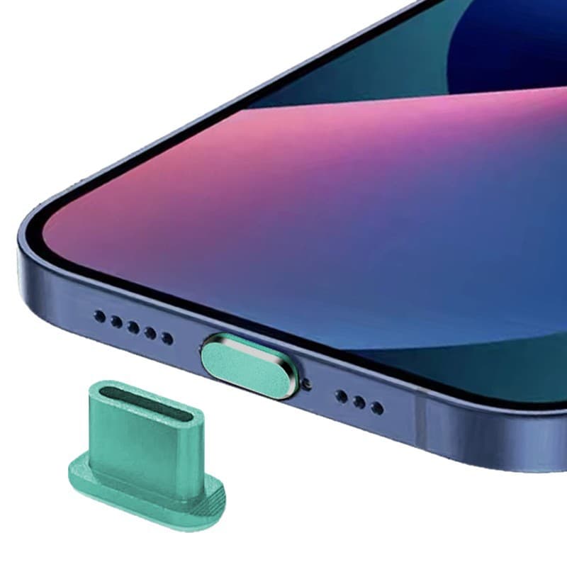 High-quality aluminum alloy dust plug suitable for Apple 15/16 dust plug Apple Type-C dust plug full package 5