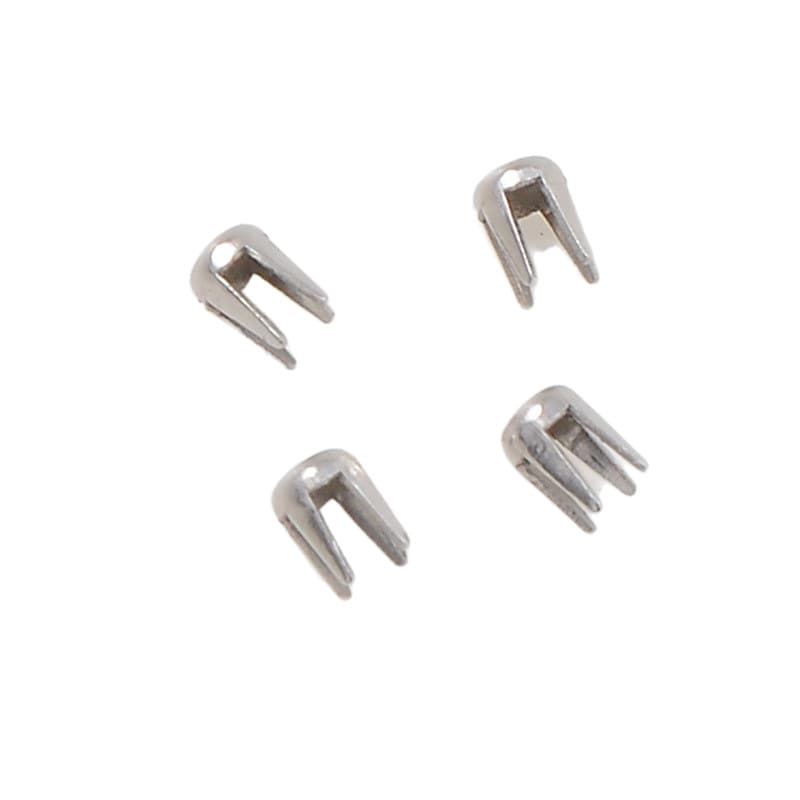 Stainless steel non-magnetic ABS imitation pearl ball claw nails automatic beading machine nails non-hole beads four claw nails 5