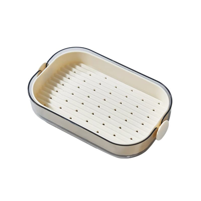 Big soap holder, double-layer drying rack, light luxury style 5