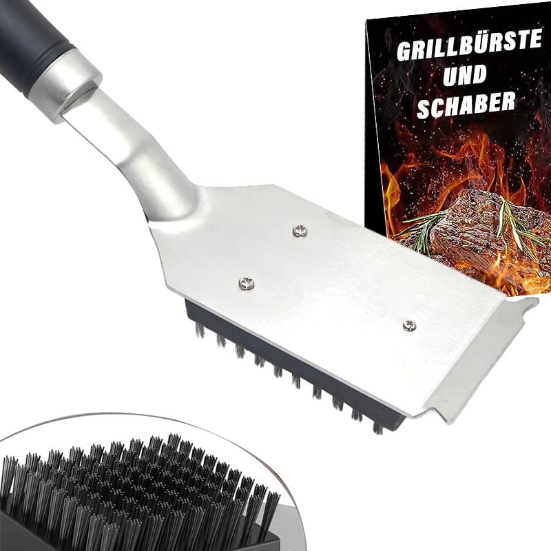 Grill Brush Barbecue Wire Brush Cleaning Brush Grill Grill Oven Steel Brush Grill Brush Outdoor Tool Brush 1