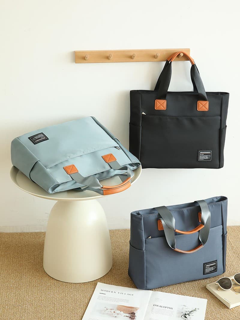 Shoulder bag, linen bag, laptop, oxford cloth, horizontal version, business version 5