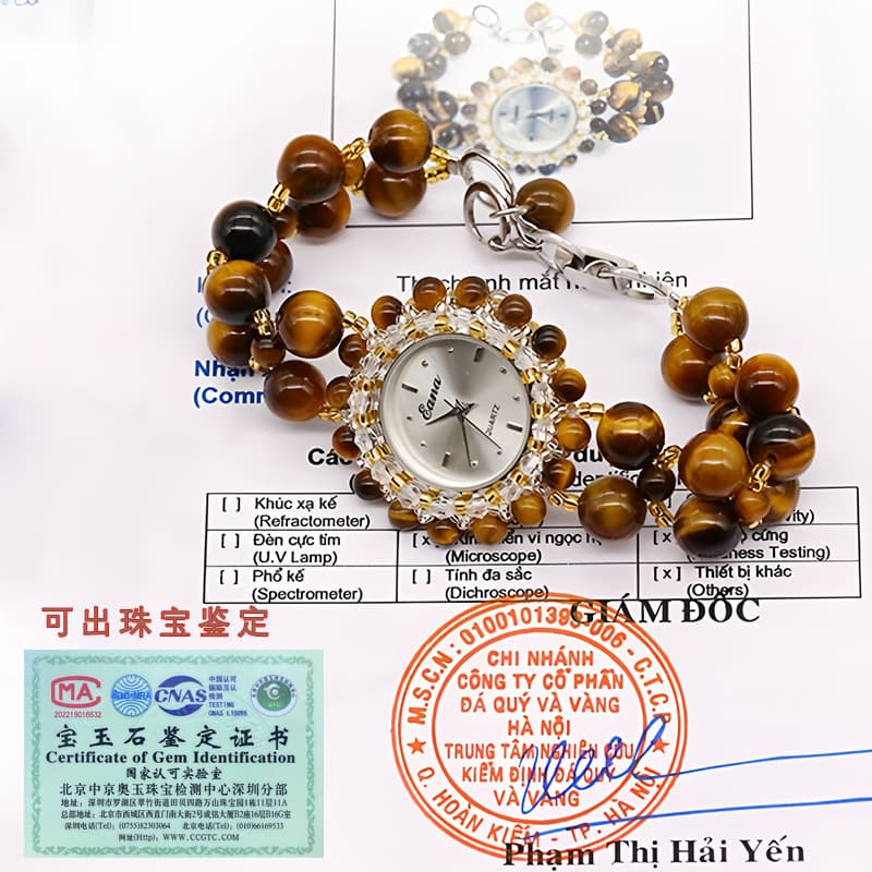eana (Cross-border trading), organic swiss watch, bracelet natural stone, quartz watches 4