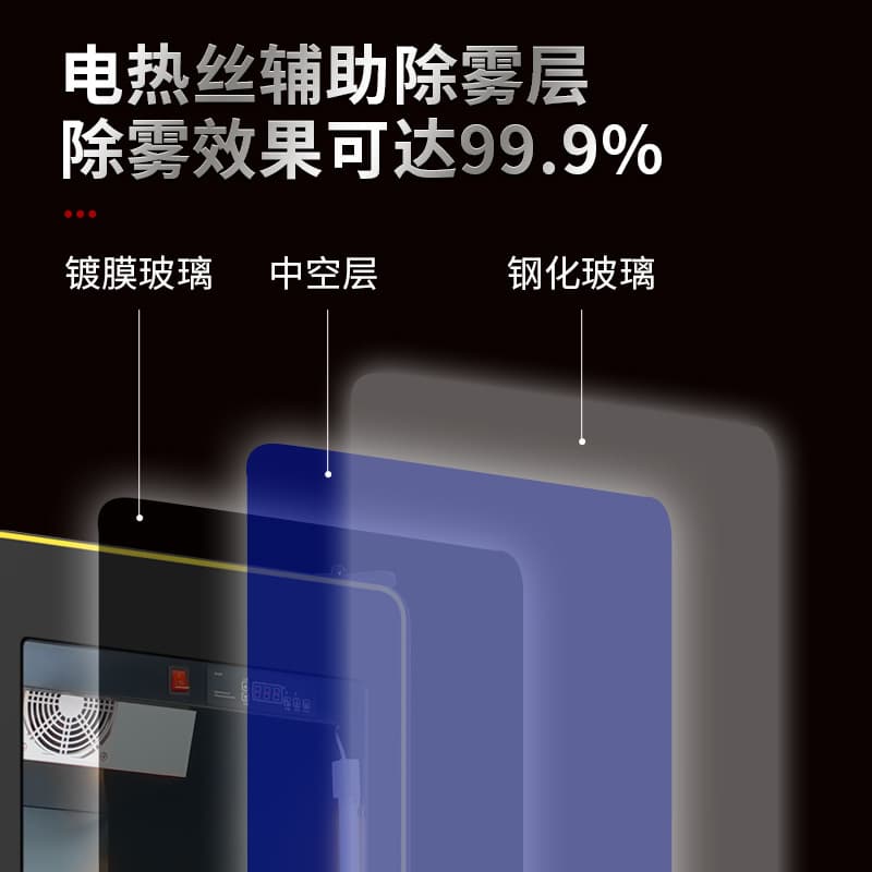 Refrigerated beer beverage cabinet freezer wine beverage preservation display cabinet refrigerator commercial freezer Internet celebrity freezer refrigerator 3