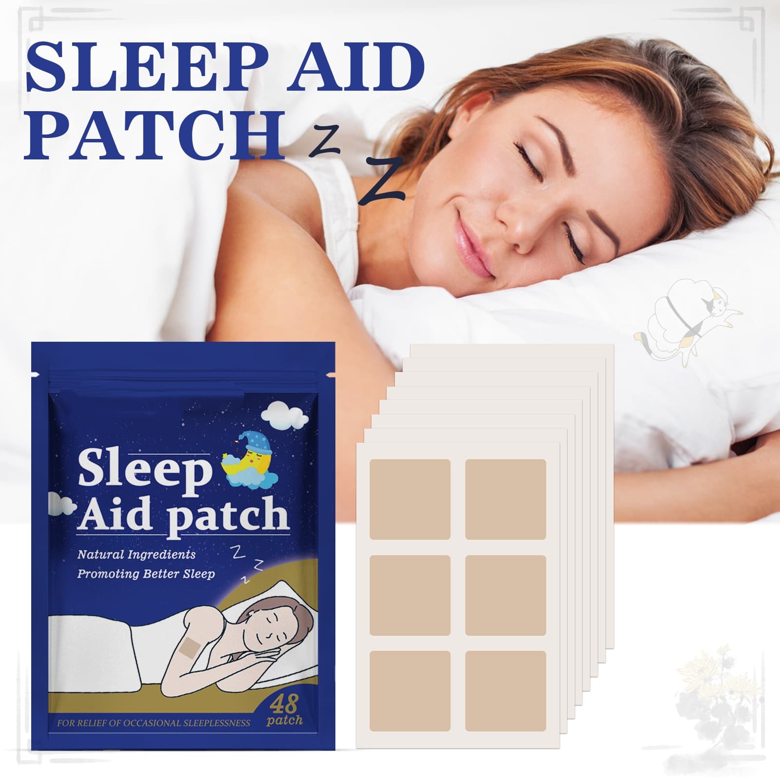 (Cross-border trading), medical herbal night comfortable essence full body, English, (Physicals) 2