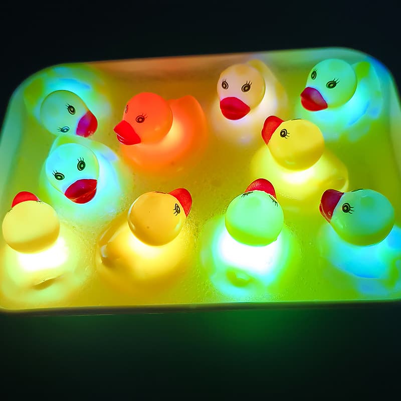 B.Duck, toy for bath, swimming pool play in water for boys and girls, anti-stress, makes sounds, internet celebrity, duck 4