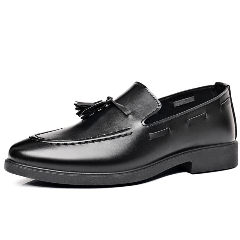 Leather fashionable universal casual shoes, casual footwear, genuine leather, easy to put on 5