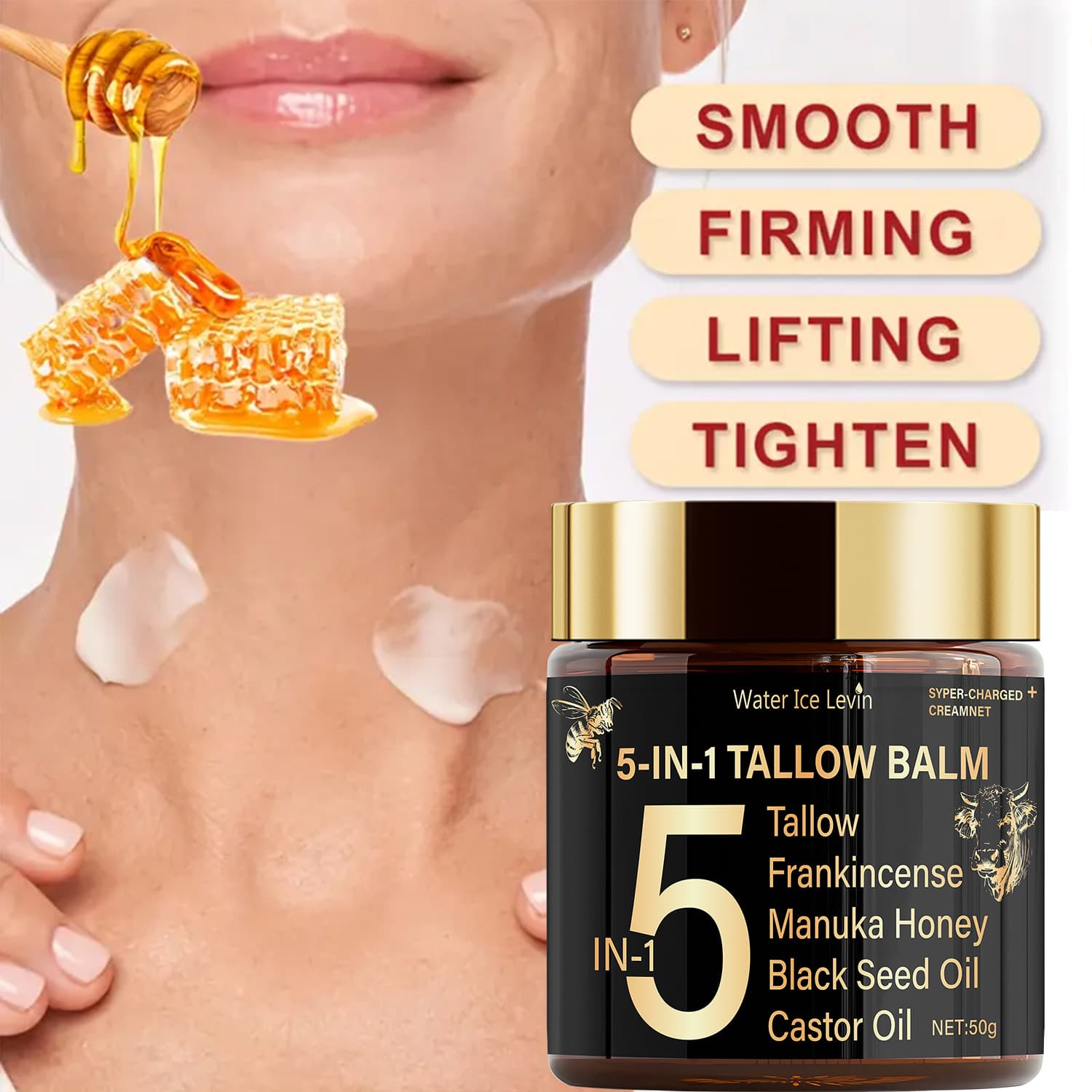(Cross-border trading), refreshing smoothing revitalizing cream for face, 50g