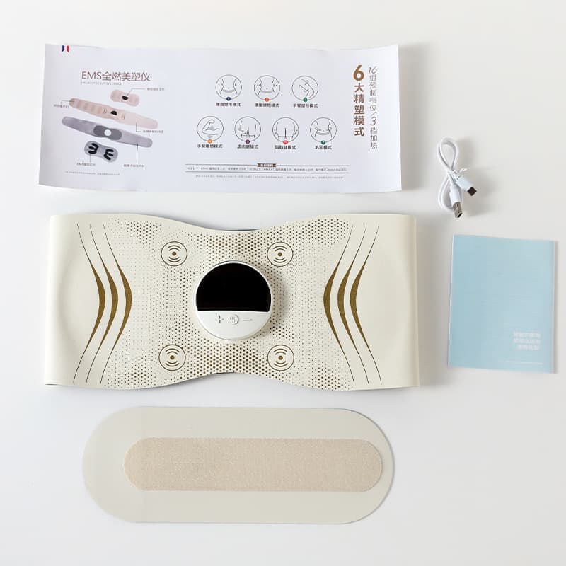 Douyin's popular hot pulse massage waist-protecting and palace-warming portable multi-functional ems pulse abdominal massage belt 5