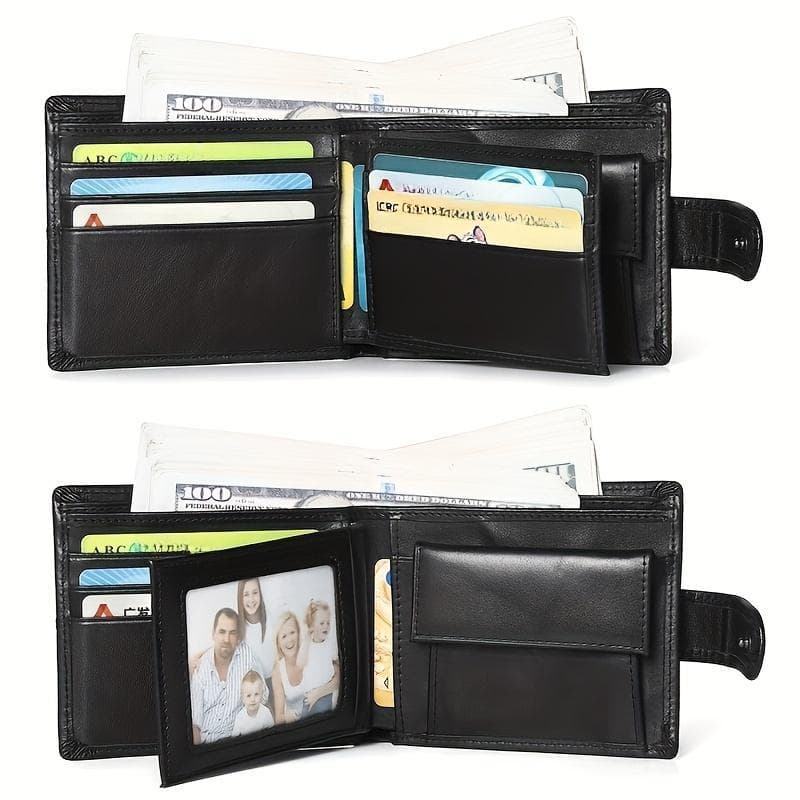 Durable Build Vintage Men's Leather Wallet Premium Top Grain