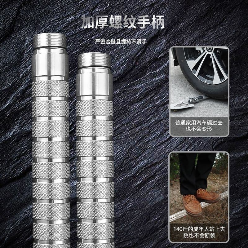 Outdoor workers shovel multi -functional thickened iron shovel camping manganese steel camping adventure wild fishing digging troops iron shovel iron 4