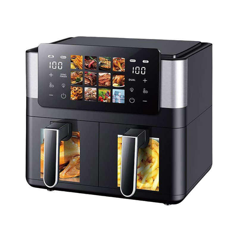 Cross-border air fryer household multi-functional double warehouse 8L large capacity electric fryer smart French fries electric oven OEM 3