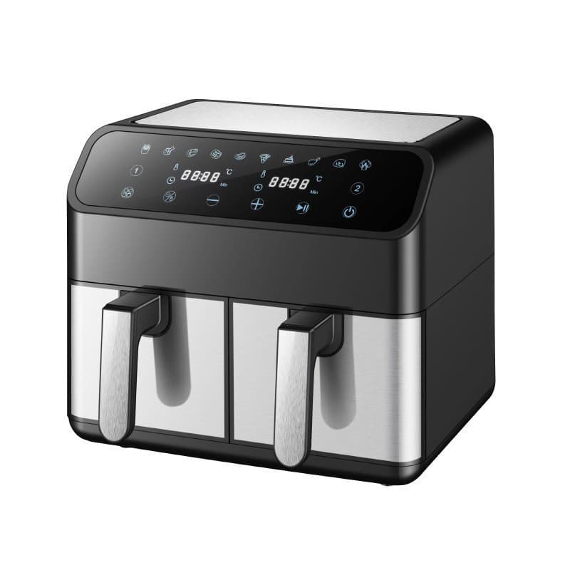 Cross-border air fryer household multi-functional double warehouse 8L large capacity electric fryer smart French fries electric oven OEM 5