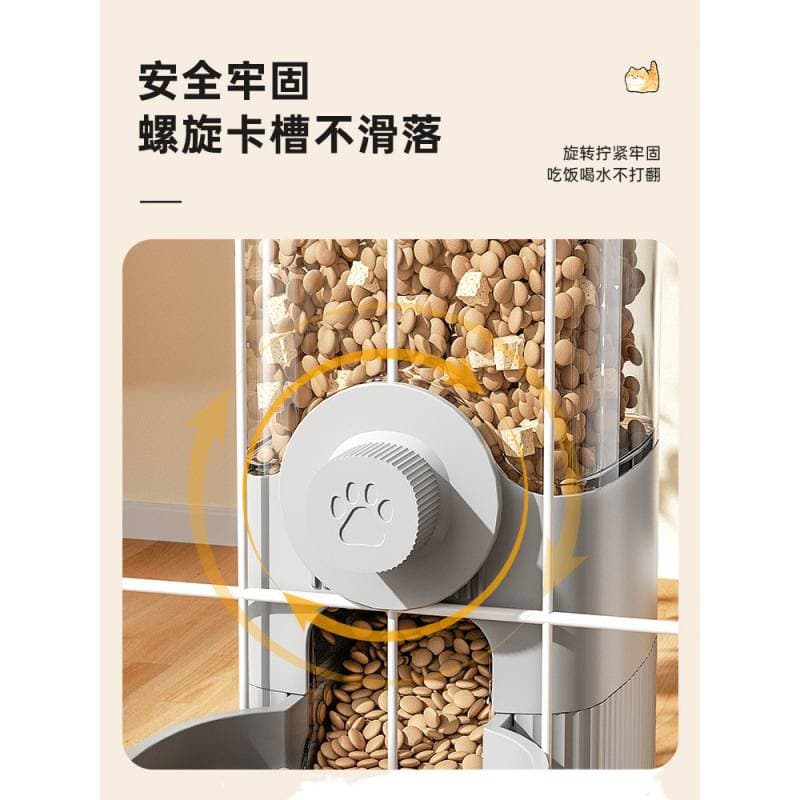 Drinking water bowl overturn hanging cat bowl pet cat food bowl cat hanging cage dog bowl dog bowl automatic feeding free shipping 5