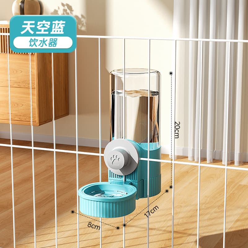 Drinking water bowl overturn hanging cat bowl pet cat food bowl cat hanging cage dog bowl dog bowl automatic feeding free shipping 6