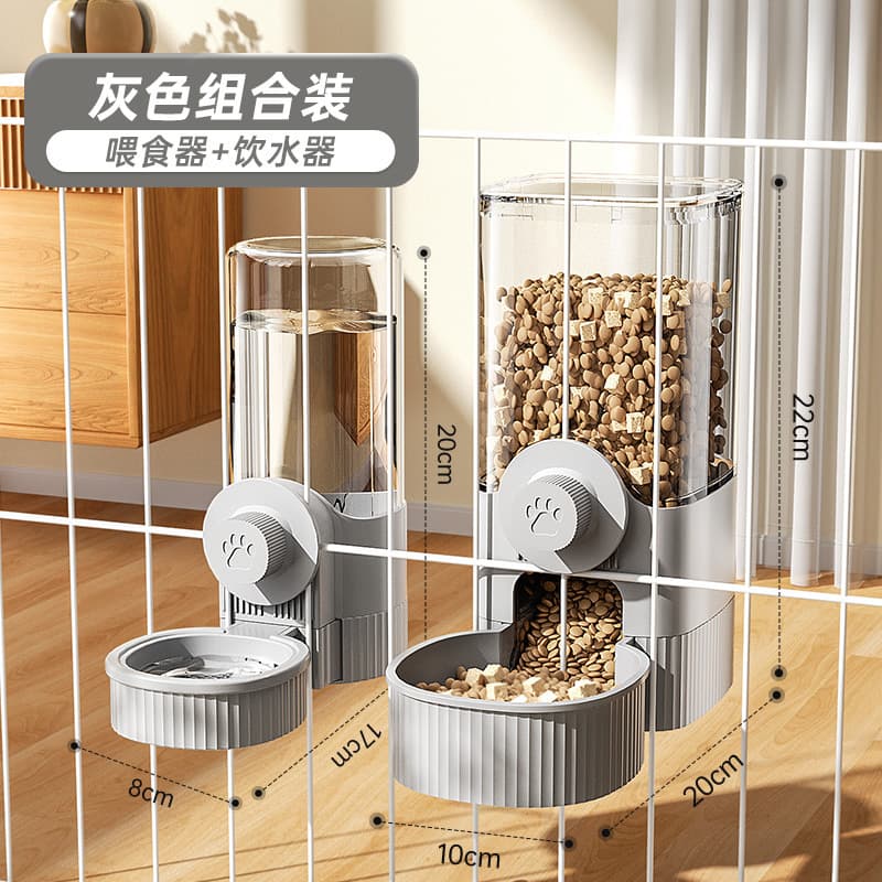 Drinking water bowl overturn hanging cat bowl pet cat food bowl cat hanging cage dog bowl dog bowl automatic feeding free shipping 10