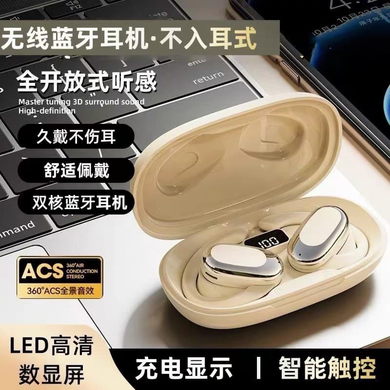 GT526Y Berlin Voice Ear-Hanging OWS Non-In-Ear Noise Cancellation Bluetooth Wireless Bluetooth Headset Rotating 130° 2