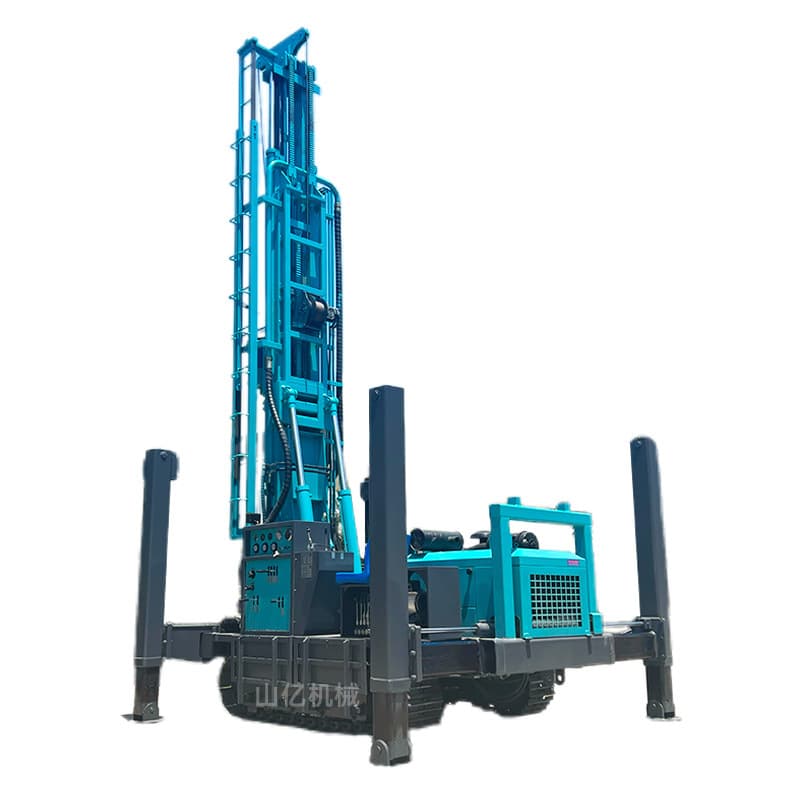 Crawler type water well drilling rig Drilling rig drilling equipment exploration machine crawler type crawler type pneumatic water well drilling rig 5