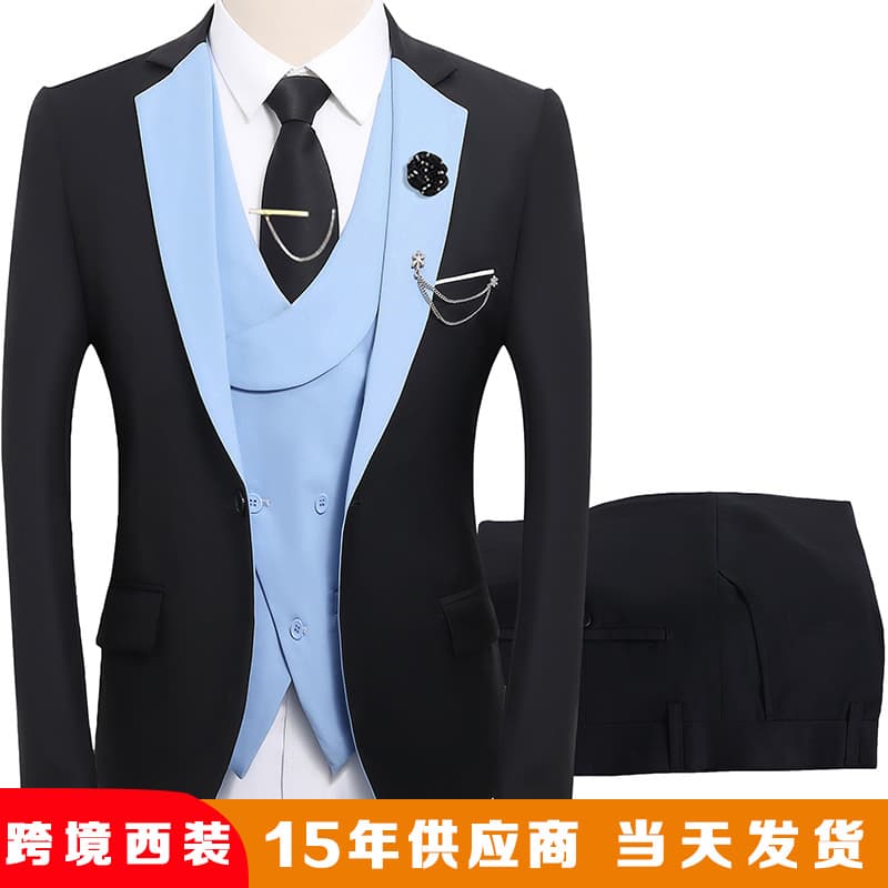 Set, wedding dress, suit, Amazon, high-quality style, plus size, (Physicals), 3 piece set 4