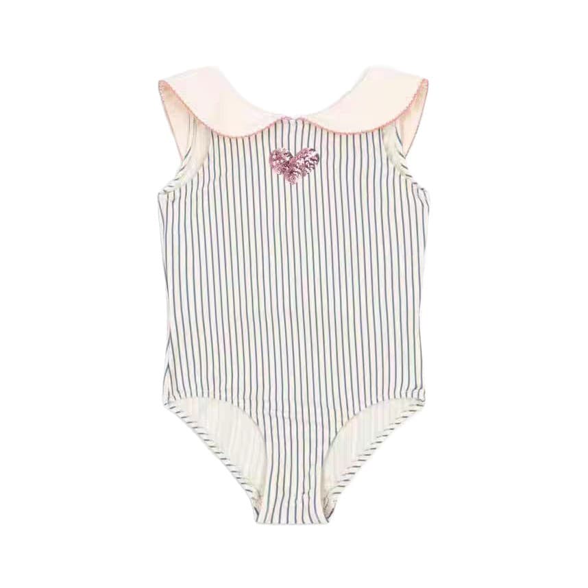 Summer children's swimwear, doll, set, western style, Korean style, doll collar 5