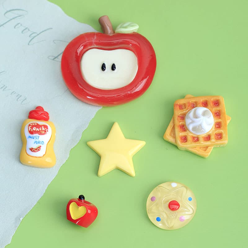 Apple, transparent accessory with accessories, handle, phone case, Crocs-style slippers, fridge magnet, new collection, DIY 2